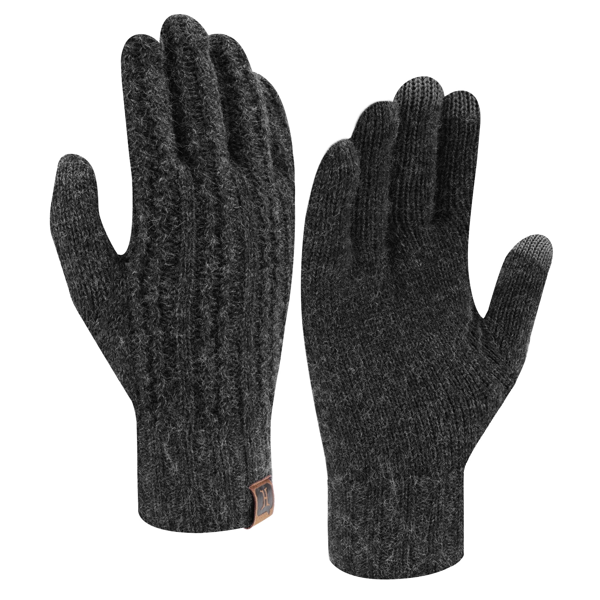 Fantastic Zone Women's Winter Warm Touchscreen Cable Knit Gloves