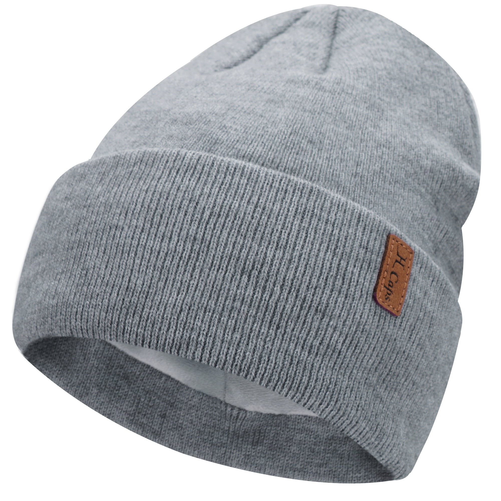Winter Beanie Mütze Mit Fleece-Futter - Warme Strickmütze Für Damen & Herren