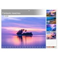 thumbnail image 1 of Fantastic beaches (Monthly Wall Calendar 2026 16.5 x 23.4 (open)), CALVENDO 14 Month Calendar, 1 of 9