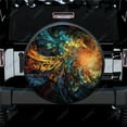 Fantastical Colors And Chaos Polyester Universal Spare Wheel Tire Cover