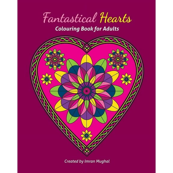 Fantastical Hearts Colouring Book for Adults