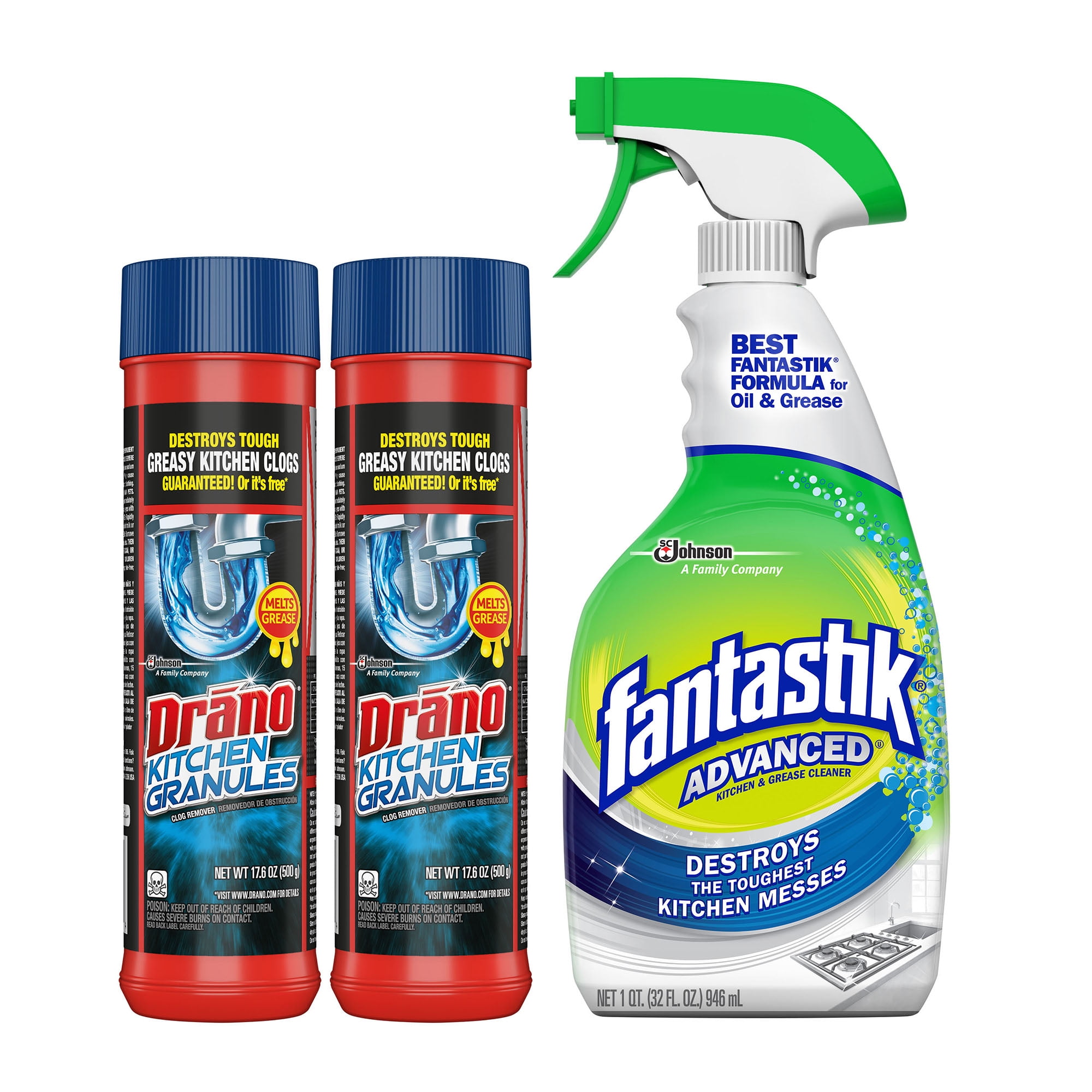  Fantastik Max Oven & Grill Cleaner Spray, Cleans Inside and  Out, 32 Fl Oz : Everything Else