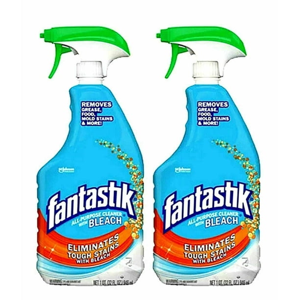 Fantastik Bleach Cleaner Spray 32 Ounce 2 Pack