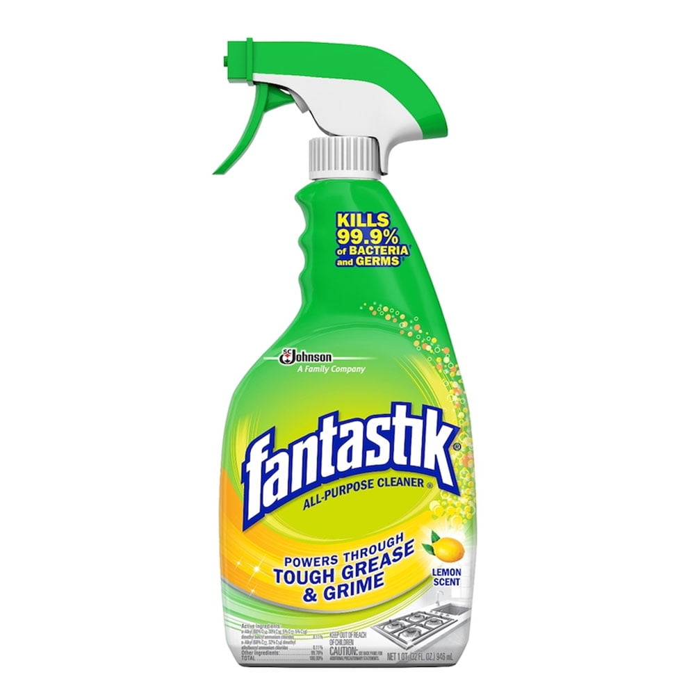 Fantastik Disinfectant Multi Purpose Cleaner Lemon Scent 32 Oz