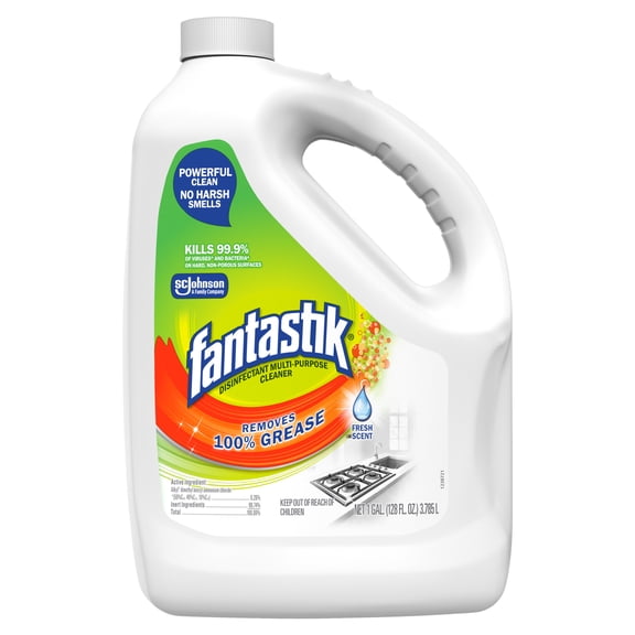 Fantastik All-Purpose Cleaner Refill, Fresh Scent, 128 oz