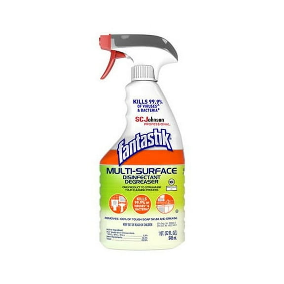 Multi-Surface Disinfectant Degreaser Herbal, 32 oz Spray Bottle, 8/Carton