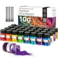 thumbnail image 1 of Fantastory Mica Powder for Epoxy Resin, 32 Colors Premium Pearlescent Pigment Art Set, 0.35oz/10g, 1 of 10