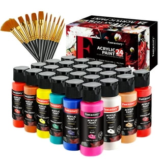 Assorted Acrylic Paint Pots, Primary, , 8-Piece 