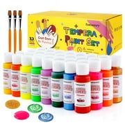 Fantastory Tempera Paint Set 32 Colors (2oz Each), Washable Paint