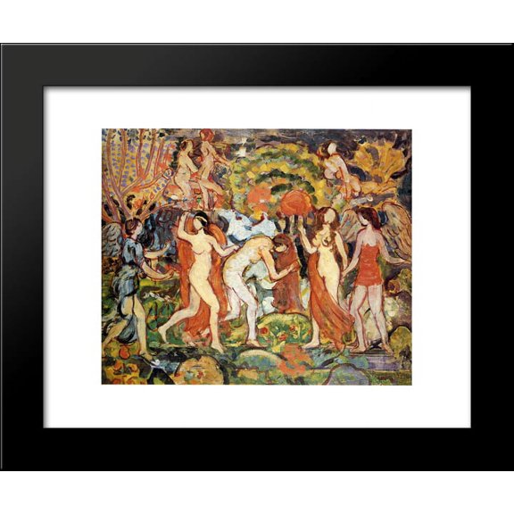 Fantasy 20x24 Framed Art Print by Prendergast, Maurice