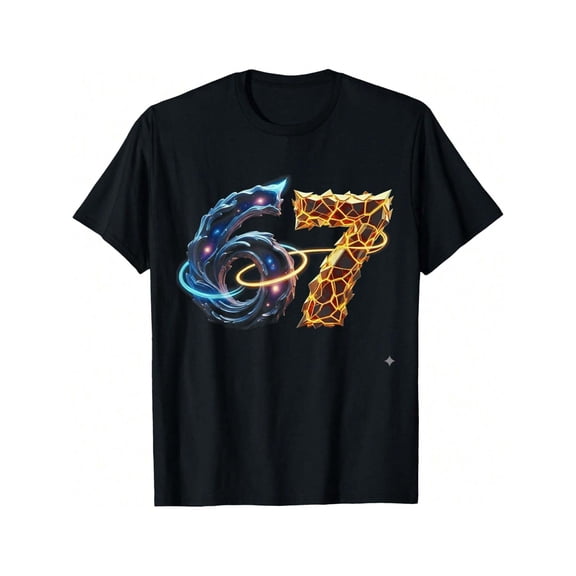 Fantasy 67 Elemental Design Unisex Short Sleeve Graphic T-Shirt