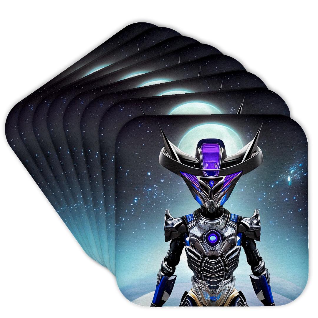 3drose, Fantasy Alien Astronaut in Silver and Blue Space Suit. Space ...