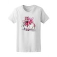 thumbnail image 1 of Fantasy Anime Pink Girl T-Shirt Men -Image by Shutterstock, Female Large, 1 of 2