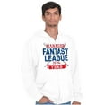 thumbnail image 1 of Fantasy Baseball League Manager Men's Big & Tall Graphic Zip Up Hoodie Brisco Brands 5X, 1 of 5