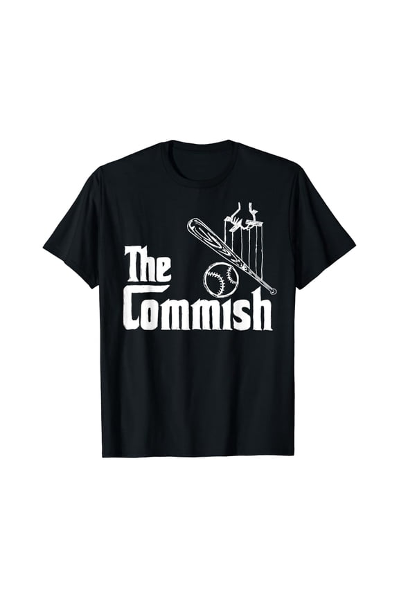 Fantasy Baseball The Commish Classic Cotton Tee Graphic T-Shirt