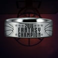 thumbnail image 1 of Fantasy Basketball Champion 2016 Tungsten Carbide Ring, 1 of 5