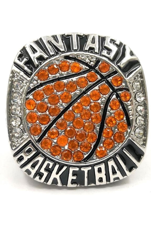 Fantasy Basketball League Champion Championship Trophy Rings Prize