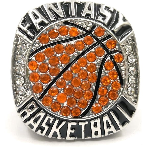 Fantasy Basketball League Champion Championship Trophy Rings Prize