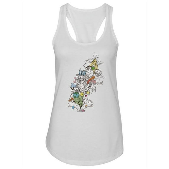 Fantasy Book Tank Women -Image by Shutterstock, Female x-Small