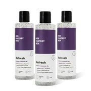 Her Fantasy Box | Refresh pH Balancing Shower Gel - Natural Feminine Hygiene Solution for Gentle Cleansing, Odor Control, Skin Nourishment - pH-Balanced Formula for All Skin Types 16 oz - 3 Pack
