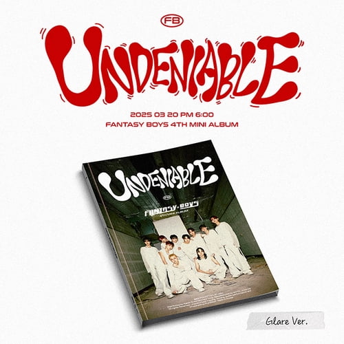 Fantasy Boys - Undeniable - Glare Version - Incl. 50pg Photobook, 2 Photocards, Lucky Card + 4-Cut Film - Music & Performance - CD