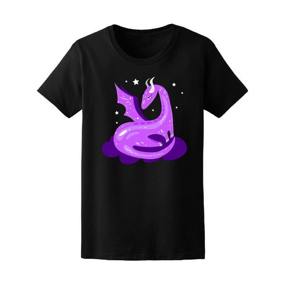 Fantasy Bright Pink Dragon Girl T-Shirt Women -Image by Shutterstock, Female Large