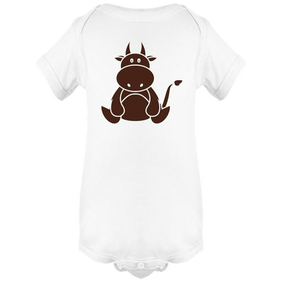 Fantasy Bull Silhouette Bodysuit Infant -Image by Shutterstock, Newborn