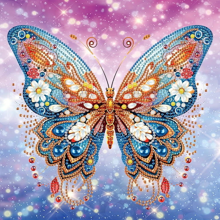 Fantasy Butterfly Diamond Art Painting Kit - Walmart.com
