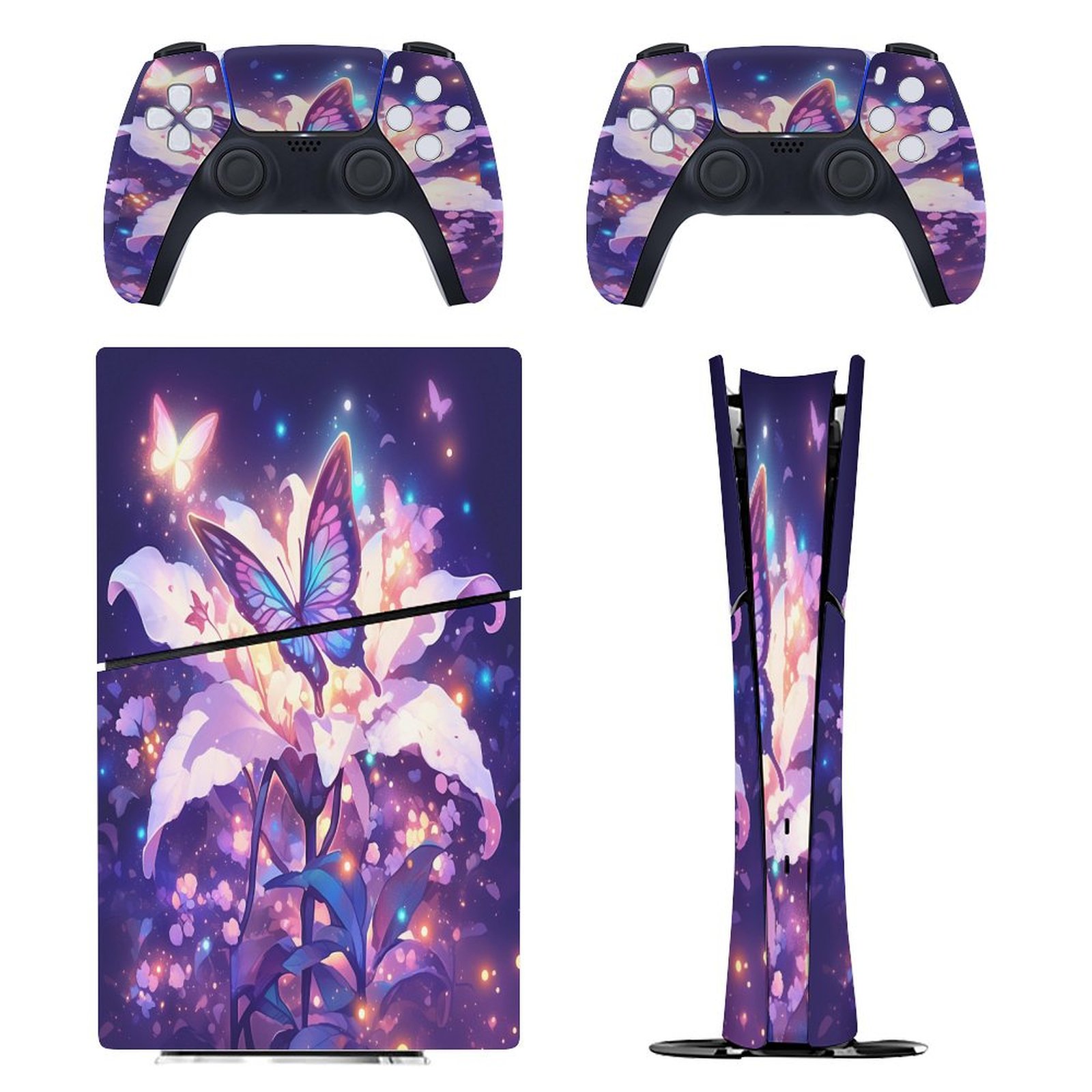 Fantasy Butterfly PS5/PS5 Pro/PS5 Slim Digital Disc Skin Sticker For ...