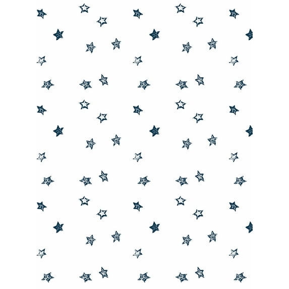 Fantasy Butterfly Stars Removable Vinyl Wallpaper by Barbie - Navy