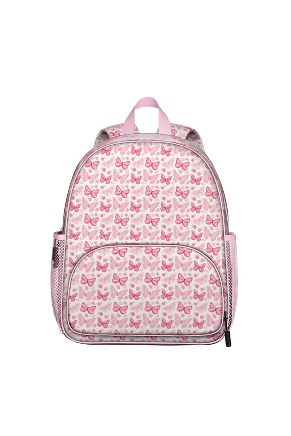 Fantasy Butterfly Student Backpack – Colorful Floral Pattern with Wings, Watercolor Artistic Aesthetic Nature Style