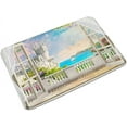 thumbnail image 1 of Fantasy Castle Bath Mats for Bathroom Ocean Nature Landscape Magic Garden Spring Summer Floral Scenery European Memory Foam Flannel Bath Floor Rugs for Kitchen Bathtub Laundry 29.5 x 17.7 Inch, 1 of 4