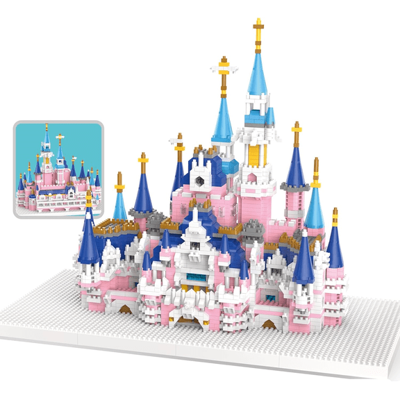 "Fantasy Castle Micro Building Blocks - 3008+PCS Mini Bricks with 5 Towers | Detailed Architecture Model Kit"