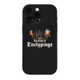thumbnail image 1 of Fantasy Castle iPhone 15 Pro Case - Lightweight Yellowing Resistant Dark Sky & Sunset Colors Design The Castle of Eclypings, 1 of 6
