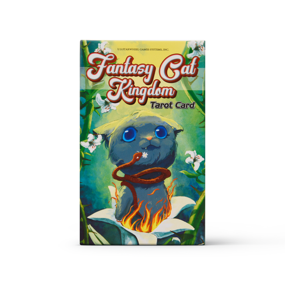 Fantasy Cat Kingdom Tarot Deck – 78 Illustrated Cat-Themed Cards with ...