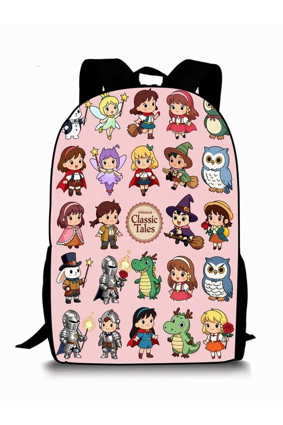 Fantasy Character Design Backpack for Customized School Bag for Back to School Season Lightweight and Water Resistant