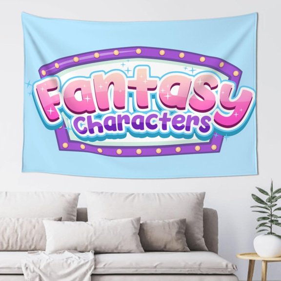 Fantasy Characters Wall Hanging Tapestries For Bedroom Living Room Holiday Decoration Dorm 60x40 Inch