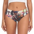 thumbnail image 1 of Fantasy Colorful Beast Womens Briefs Underwear, No Show Seamless Underwear for Women, Soft Stretch Women's Panties, Classic Hipster Panties Bikini Underwear Briefs for Ladies, 1 of 6