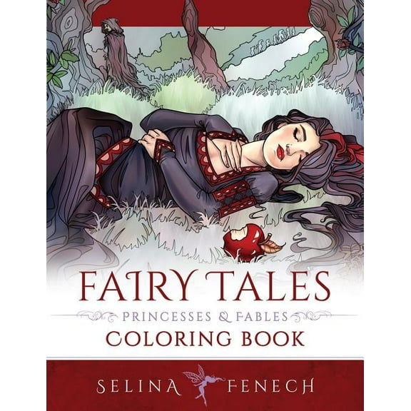Fantasy Coloring by Selina Fairy Tales, Princesses, and Fables Coloring Book, Book 20, (Paperback)