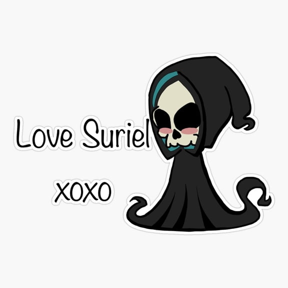Fantasy Creature Love Xoxo Phrase Sticker