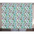 thumbnail image 1 of Ambesonne Cartoon Curtains 2 Panel Set, Red Riding Hood, 108" x 63", Multicolor, 1 of 3