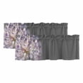 thumbnail image 1 of Fantasy Dandelion Curtain Valances for Windows, Kitchen Valance Window Treatments Panel 2 Pack, Modern Magical Plants Flowers Spring Rod Pocket Short Curtains for Bathroom Bedroom 42 x 12 Inch, 1 of 8