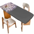 thumbnail image 1 of Fantasy Dandelion Table Cloths for 8 Foot Rectangle Tables, Modern Magical Plants Flowers Spring Patio Waterproof Elastic Fitted Tablecloths, Washable Rectangular Table Cover for Camping, 1 of 8
