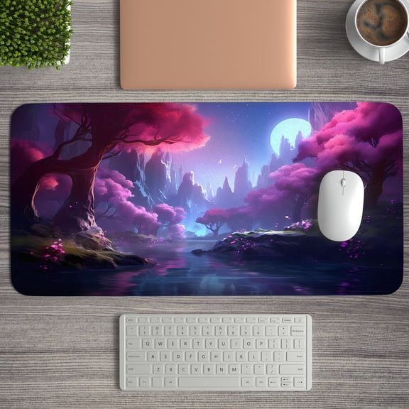 Fantasy Desk Mat,Cosmic Desk Mat,Sci-fi Desk Decor,Desktop Mousepad,Extra Large Mouse Pad,Computer Keyboard Mat,Home Office Gift