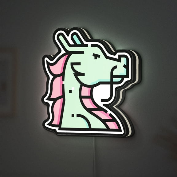 Fantasy Dragon 3D Novelty Light Box, Mythical Beast Lamp Decor for Legend Fans and Magical Fantasy Rooms (Width 16 inch, 40cm)