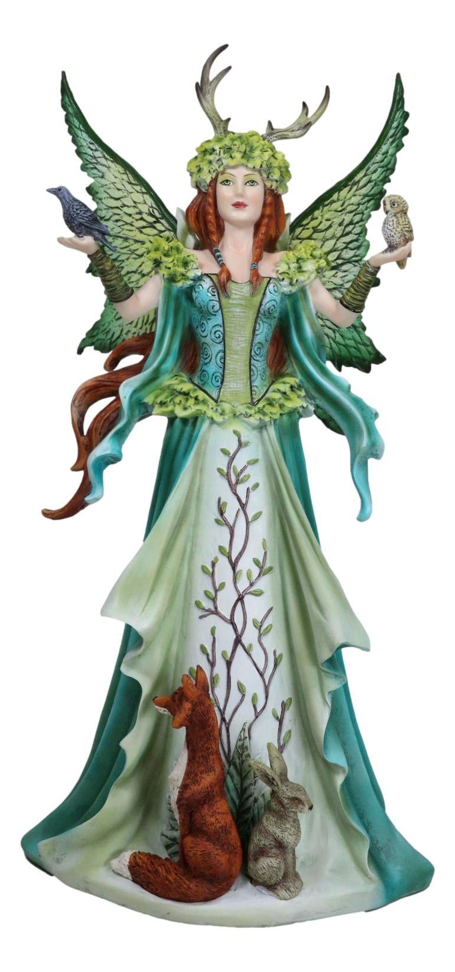 Queen of the Forest Resin Figurine with Animals