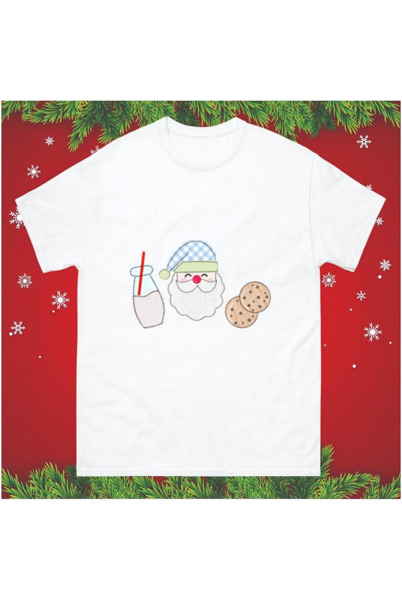 Fantasy Dragon Wrapped In Lights Saint Nick Hat Myth Unisex T-Shirt, up to size 5XL