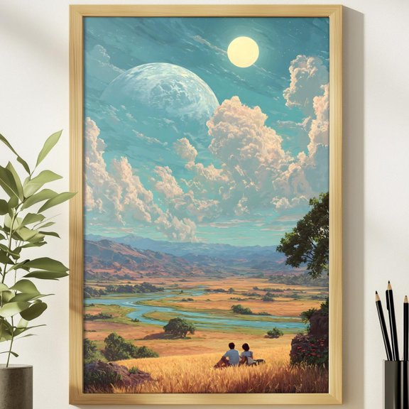 Fantasy Dreamy Space Roleplay Dn Ddragon Gamer Poster