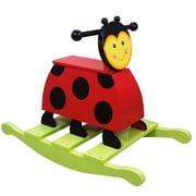 Fantasy Fields By Teamson Kids Toy Furniture Magic Garden Ladybug Rocker, Red/Green