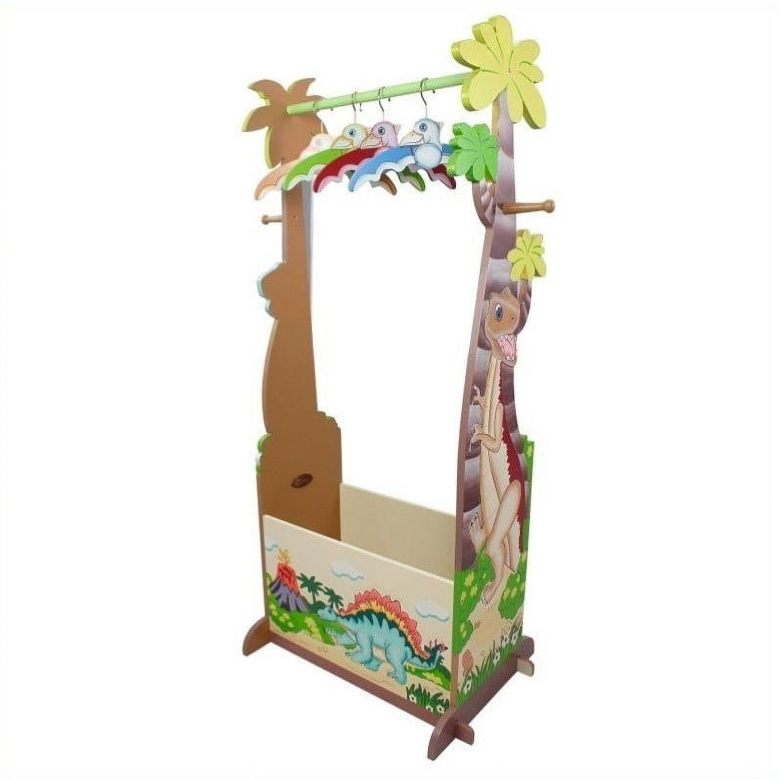 Fantasy Fields - Dinosaur Kingdom Dress Up Valet Rack w/ 4 Hangers ...